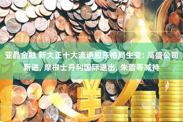 亚晶金融 新大正十大流通股东格局生变: 高盛公司新进, 摩根士丹利国际退出, 朱蕾等减持